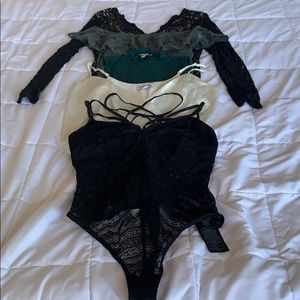Bundle of (5) bodysuits